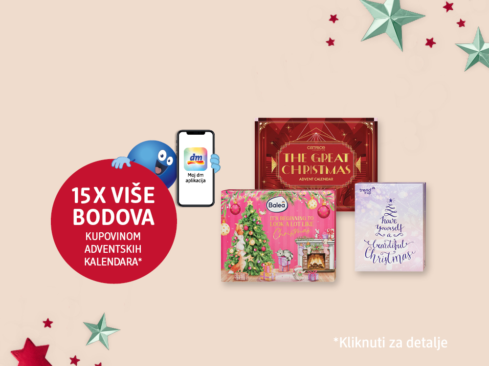 15x više bodova kupovinom adventskih kalendara
