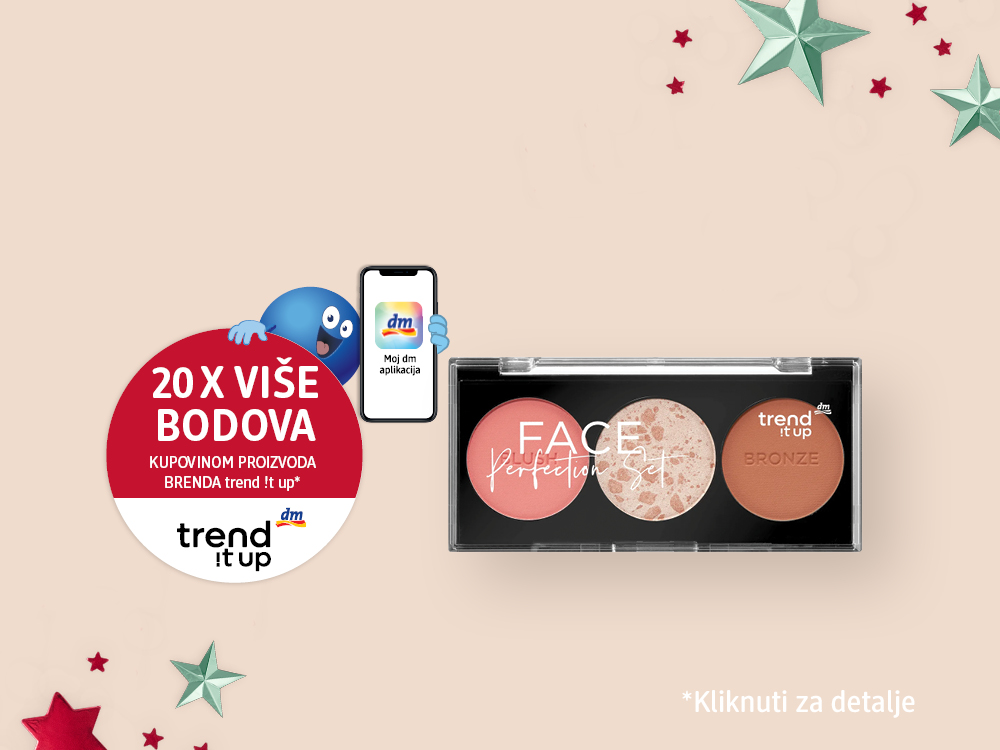20x više bodova kupovinom proizvoda brenda trend !t up