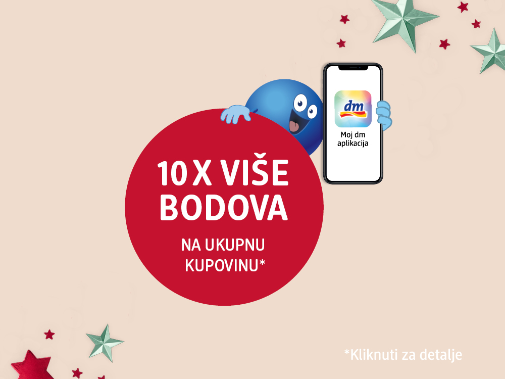 10x više bodova na ukupan račun
