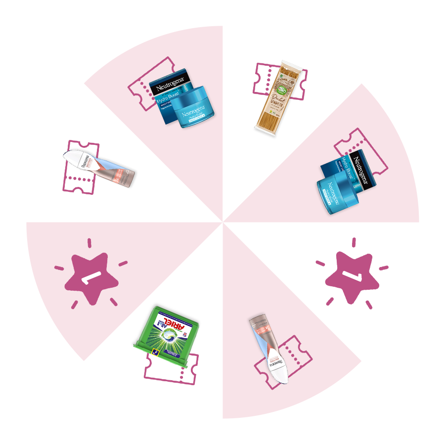 Hautpflegeprodukte Collage mit Neutrogena und Tanqueray